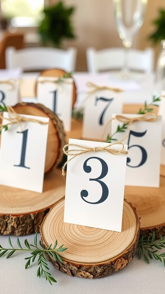 15 Creative Wedding Table Number Ideas to Wow Your Guests