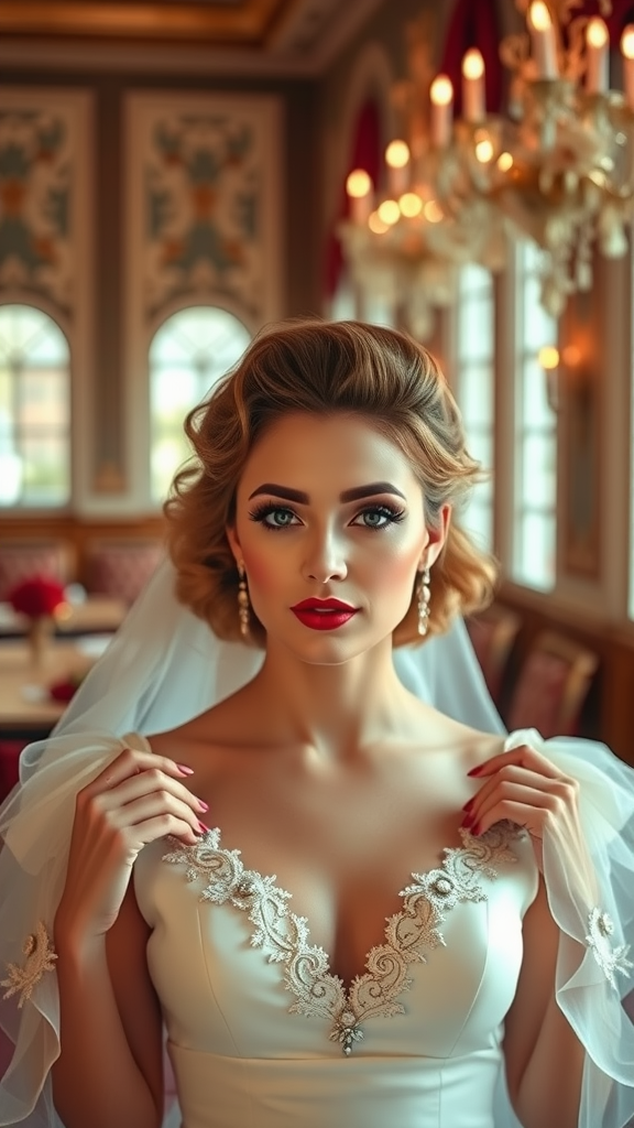 14 Stunning Wedding Hairstyles for Medium Hair