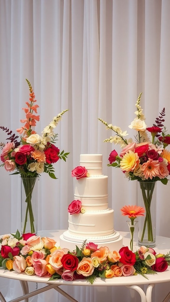 10 Stunning Wedding Cake Table Ideas You’ll Love