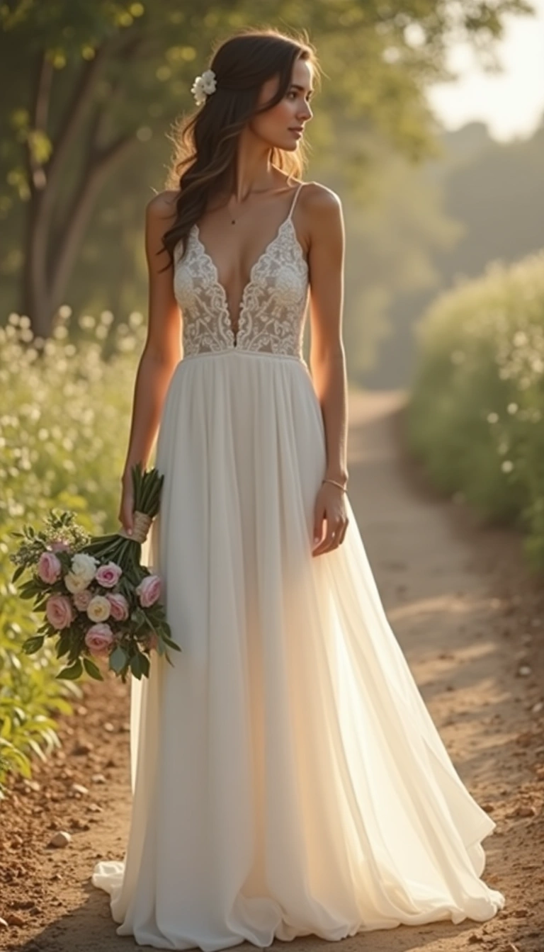 11 Simple Wedding Dresses for the Minimalist Bride