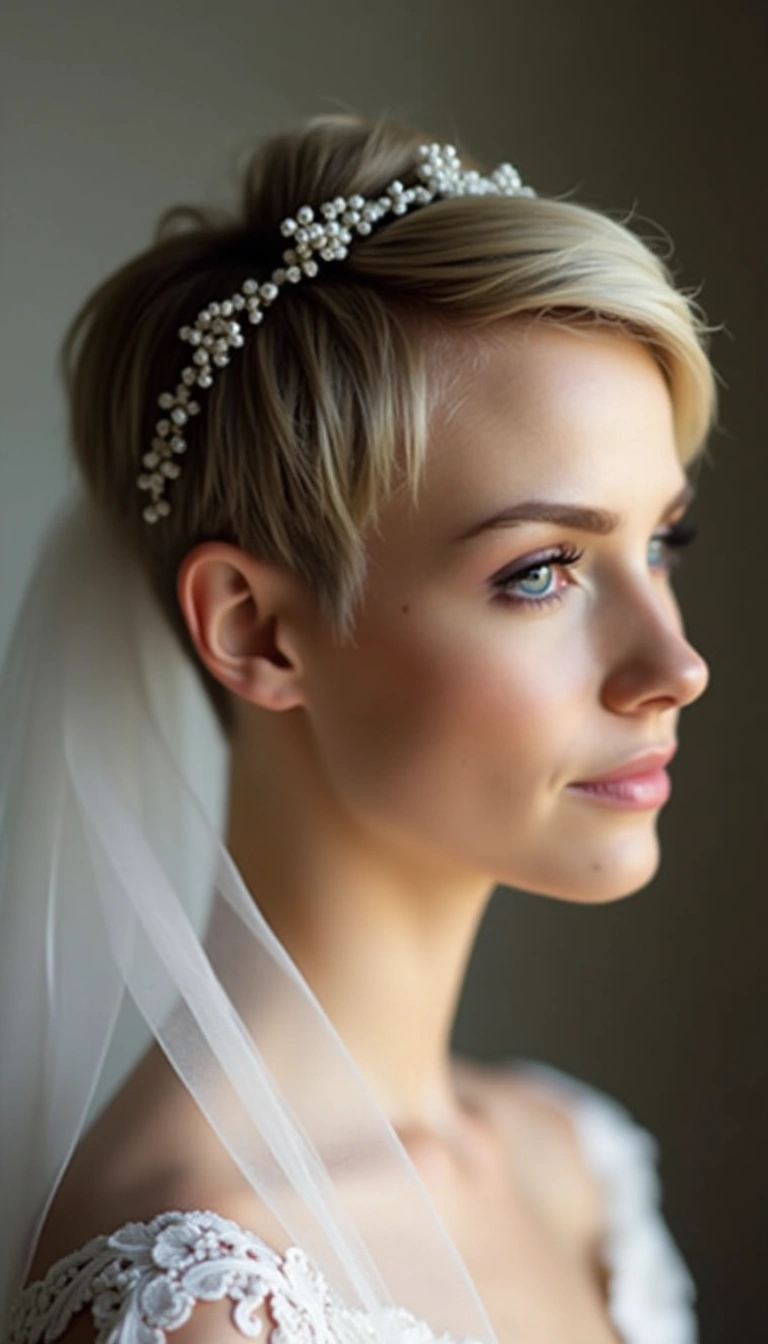 8 Stunning Wedding Pixie Cut Hairstyles to Leave You Breathless