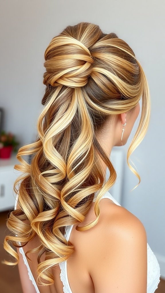 12 Stunning Half-Up Wedding Hairstyles for Long Hair