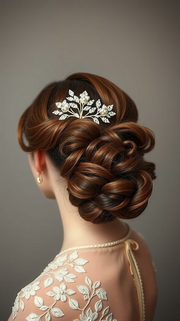 14 Gorgeous Half Up Half Down Wedding Hairstyles You’ll Love