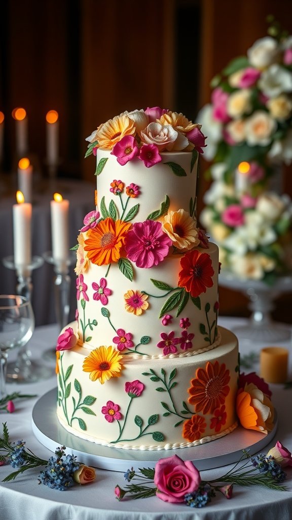 10 Stunning Floral Wedding Cake Ideas for Your Special Day