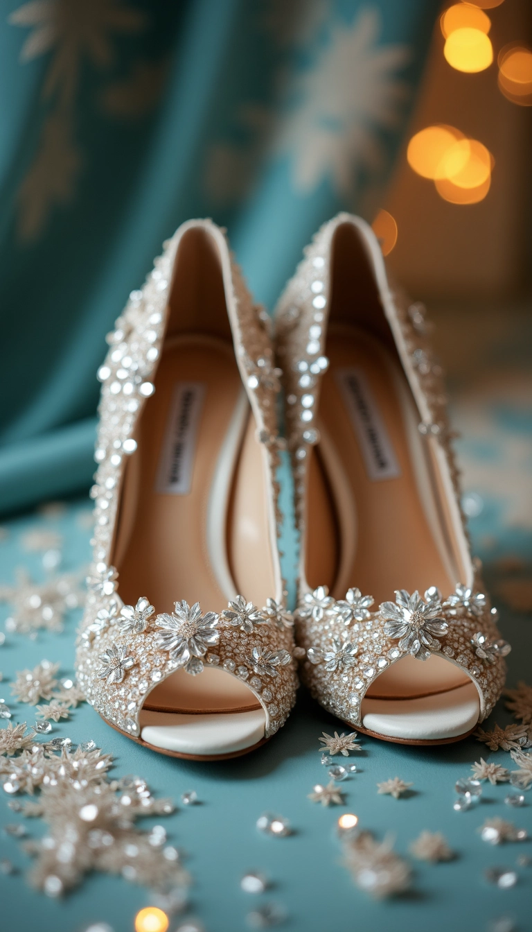 14 Stunning Wedding Shoes Heels to Walk Down the Aisle in Style