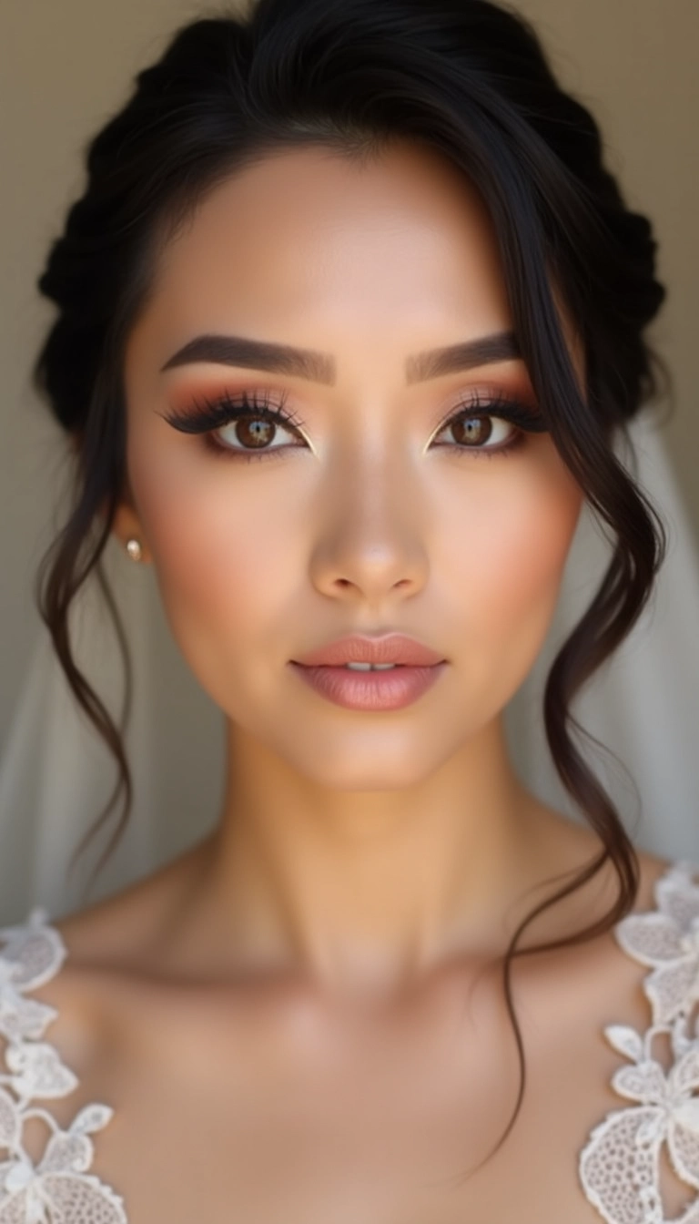 14 Stunning Wedding Makeup Looks for Brown Eyes