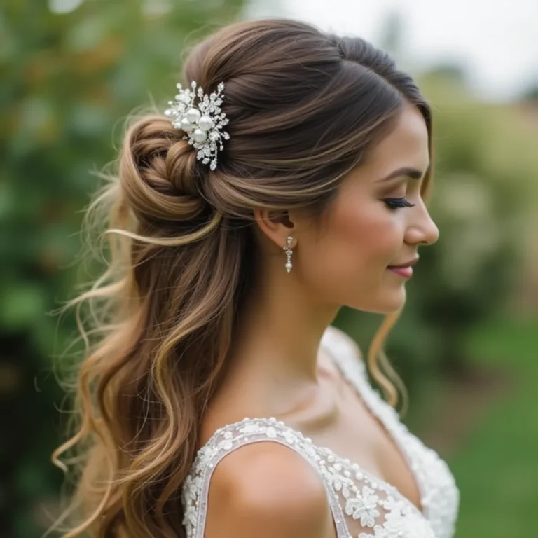 9 Stunning Wedding Hairstyles Half Up Half Down