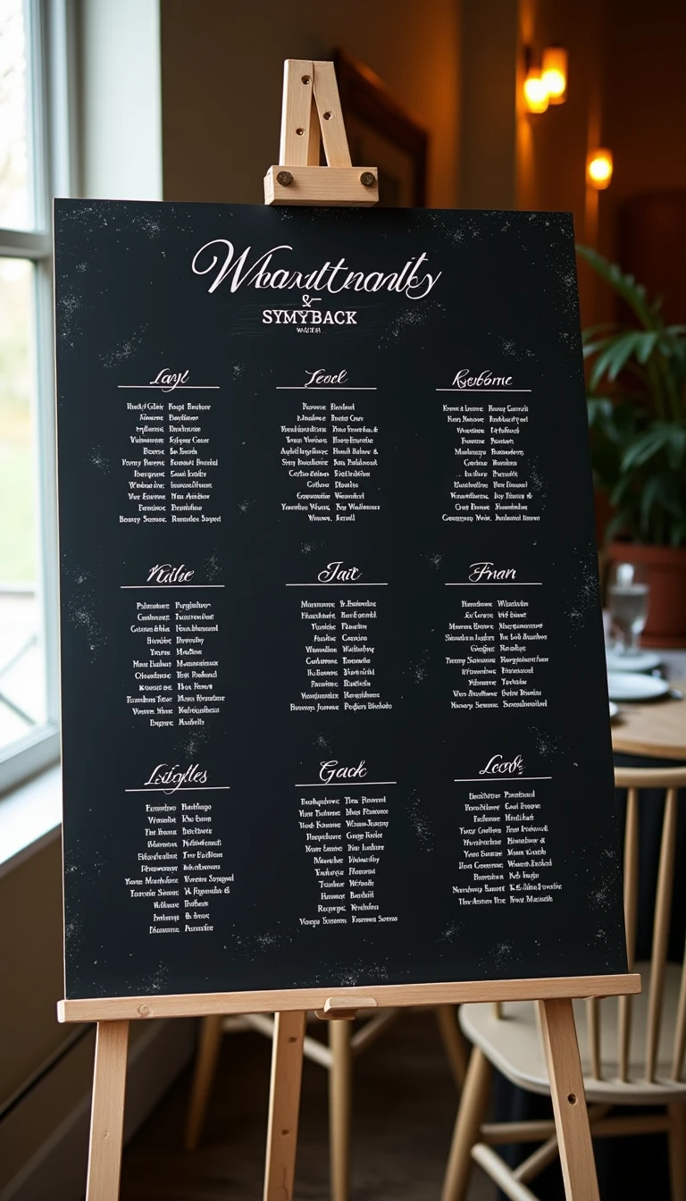 7 Stunning Ways a Mirror Seating Chart Elevates Your Event