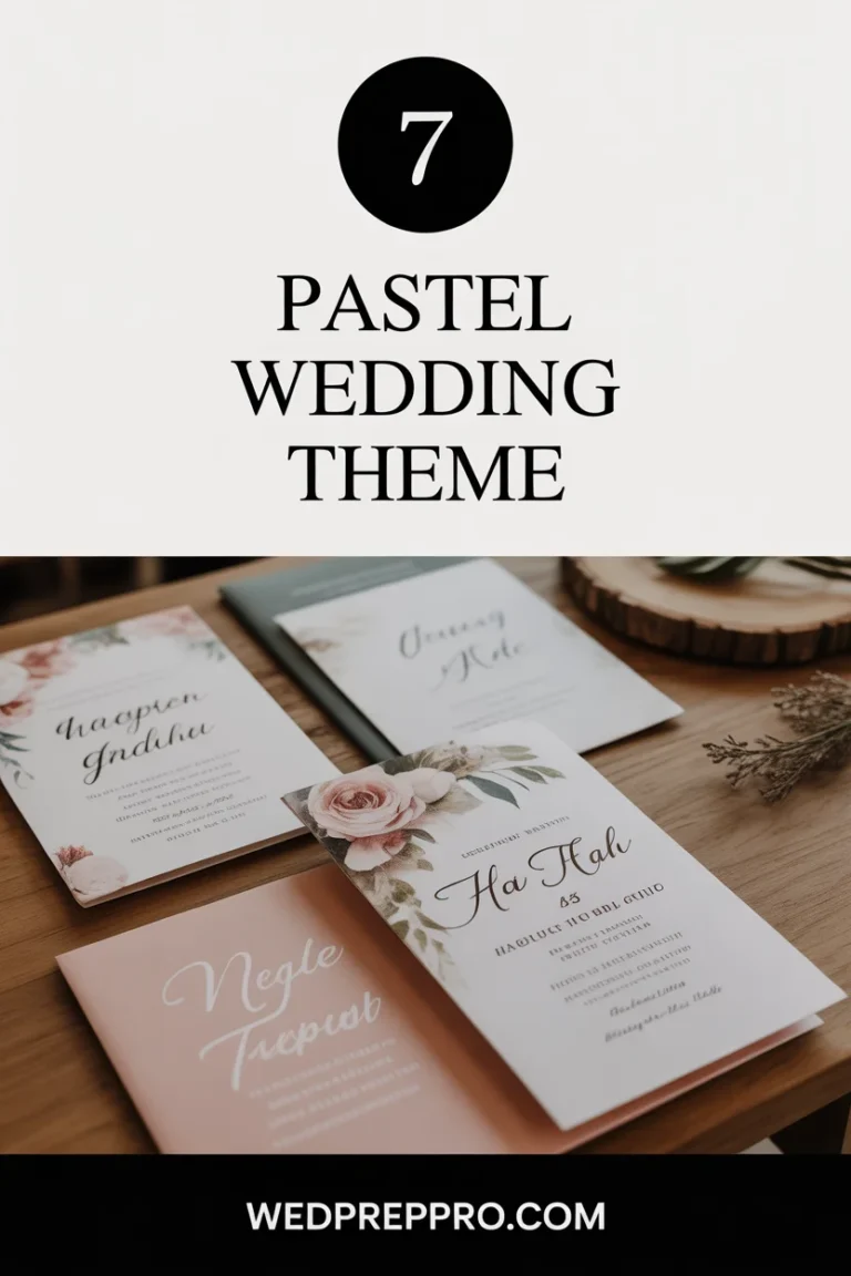 7 Enchanting Ideas for a Dreamy Pastel Wedding Theme