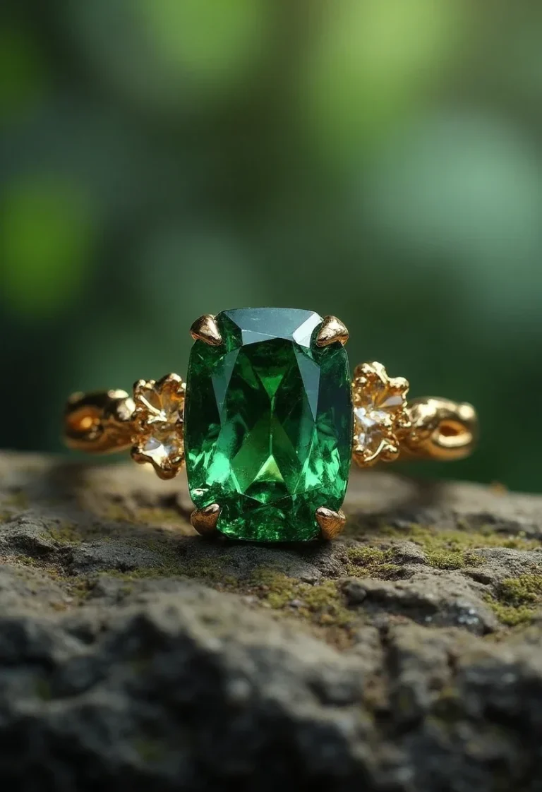 10 Captivating Green Engagement Rings That Will Make Your Heart Flutter