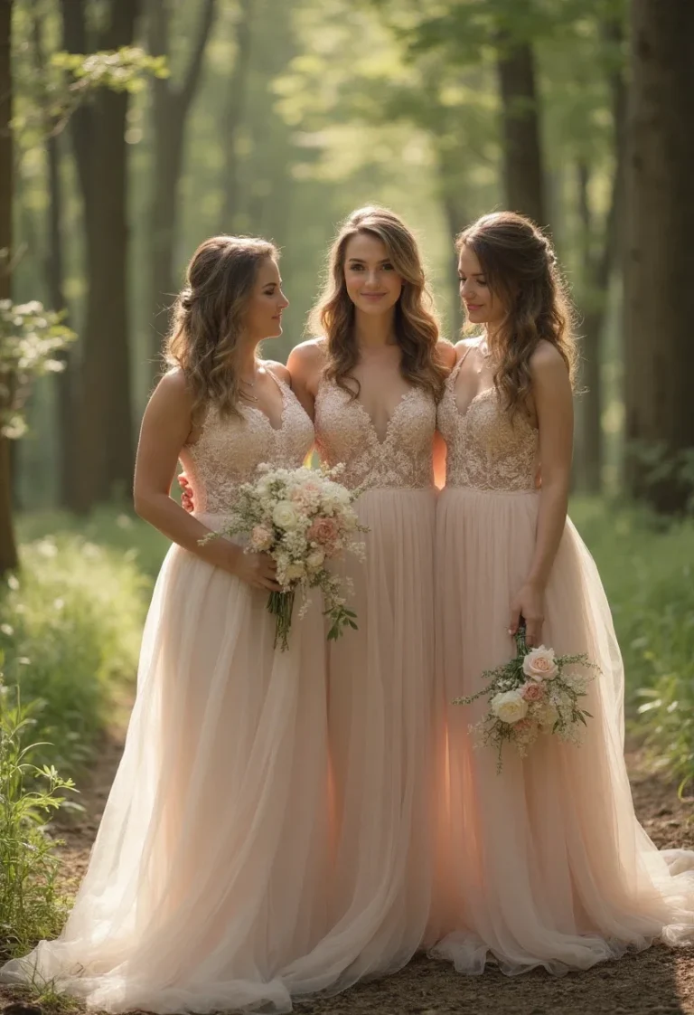 10 Elegant Champagne Bridesmaid Dresses for a Timeless Wedding Palette