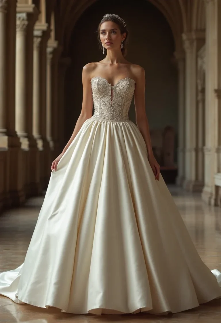 10 Stunning Satin Wedding Dresses That Will Make Your Day Unforgettable