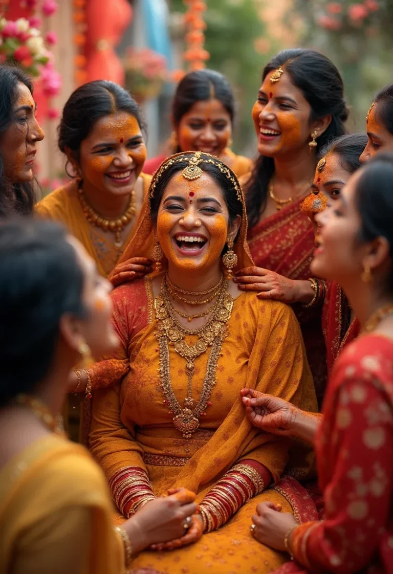 7 Stunning Haldi Poses for Brides to Captivate Your Wedding Album