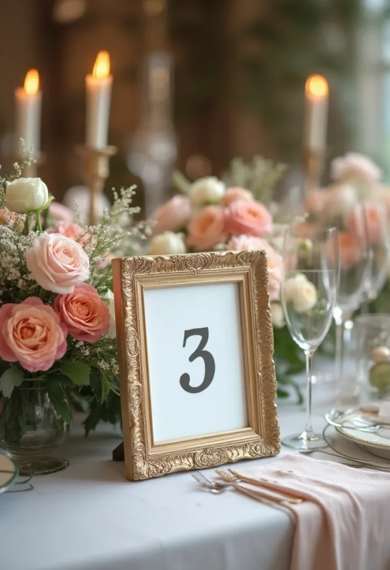 10 Creative Ideas for Wedding Table Numbers to Wow Your Guests