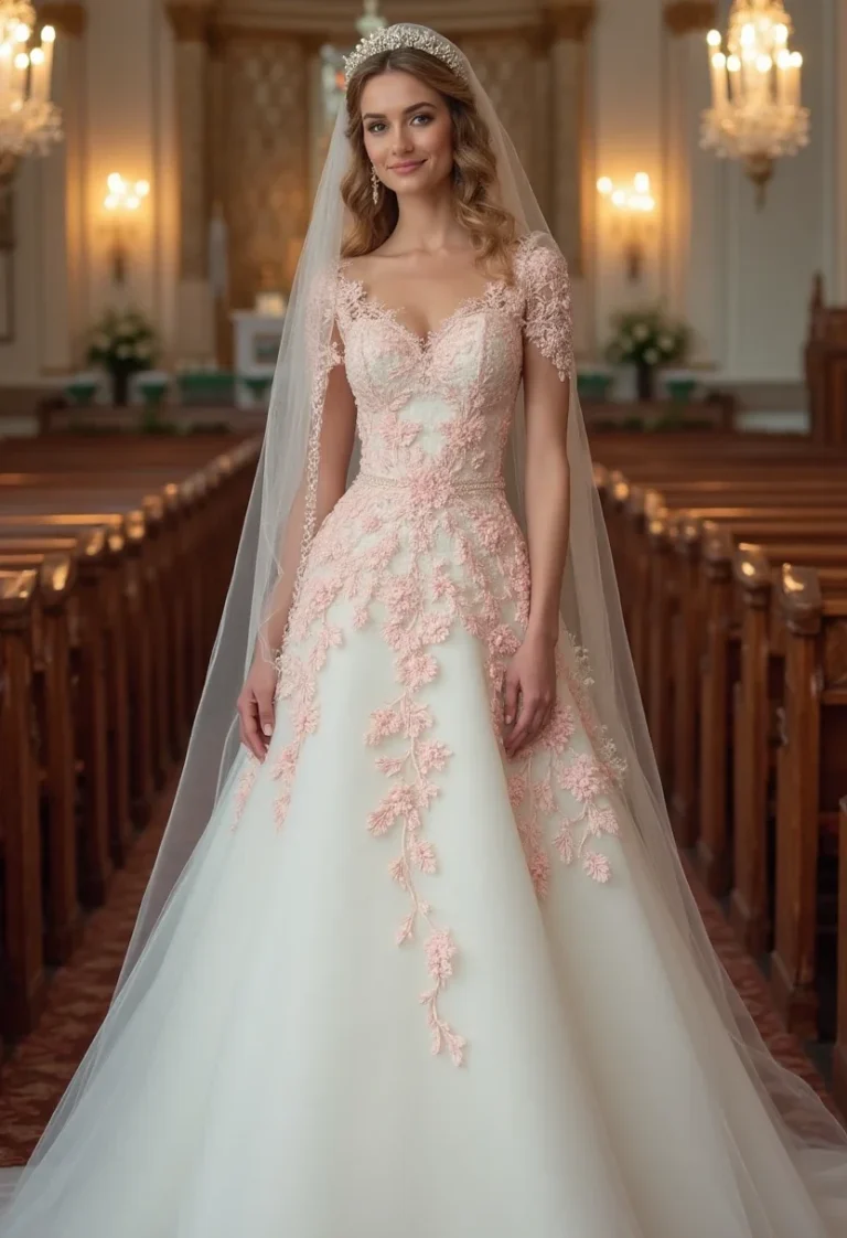 9 Enchanting Pink Wedding Dress Ideas for the Modern Bride