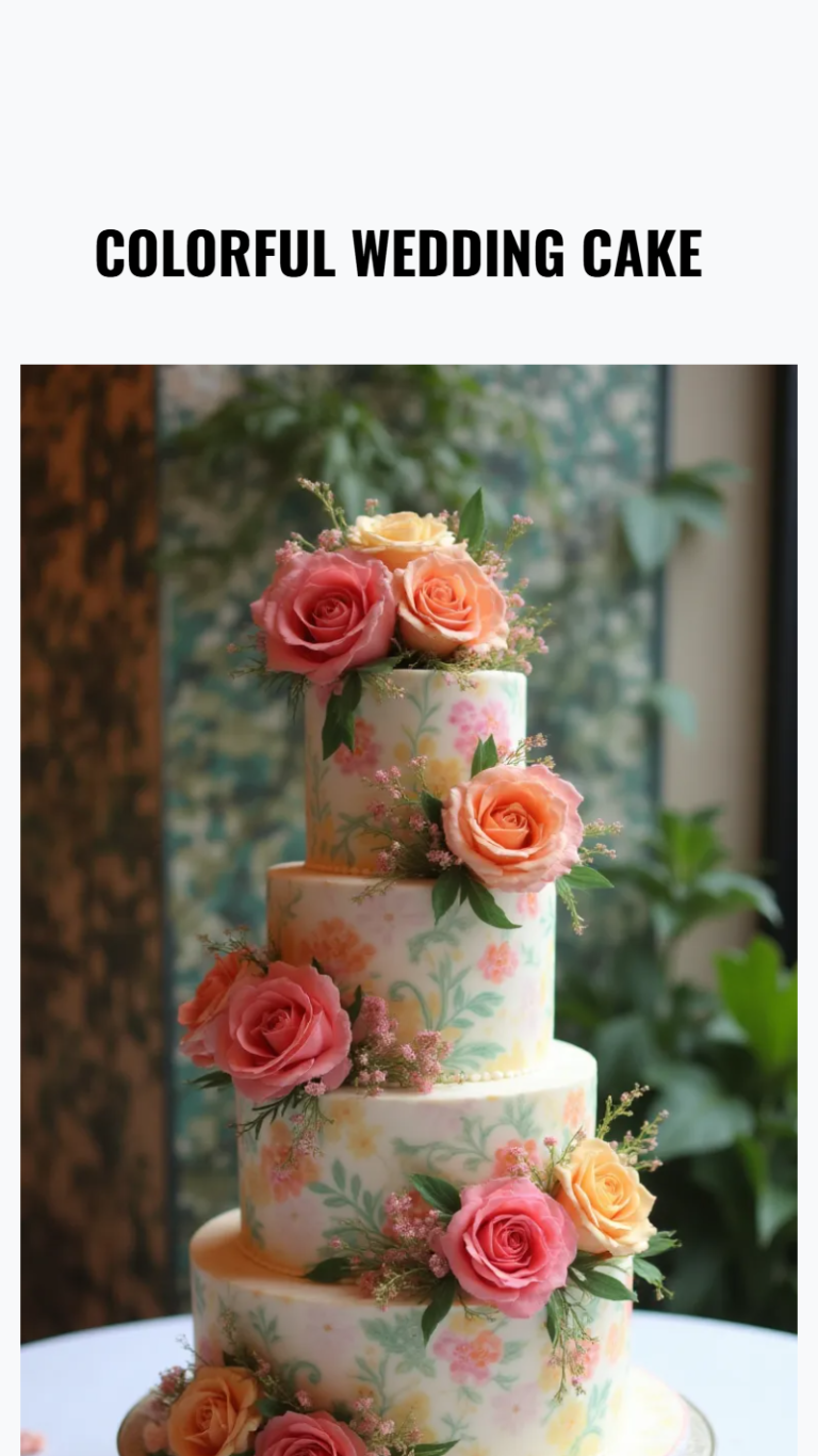 Why Colorful Cakes Are the Must-Have Wedding Reception Trend of the Year