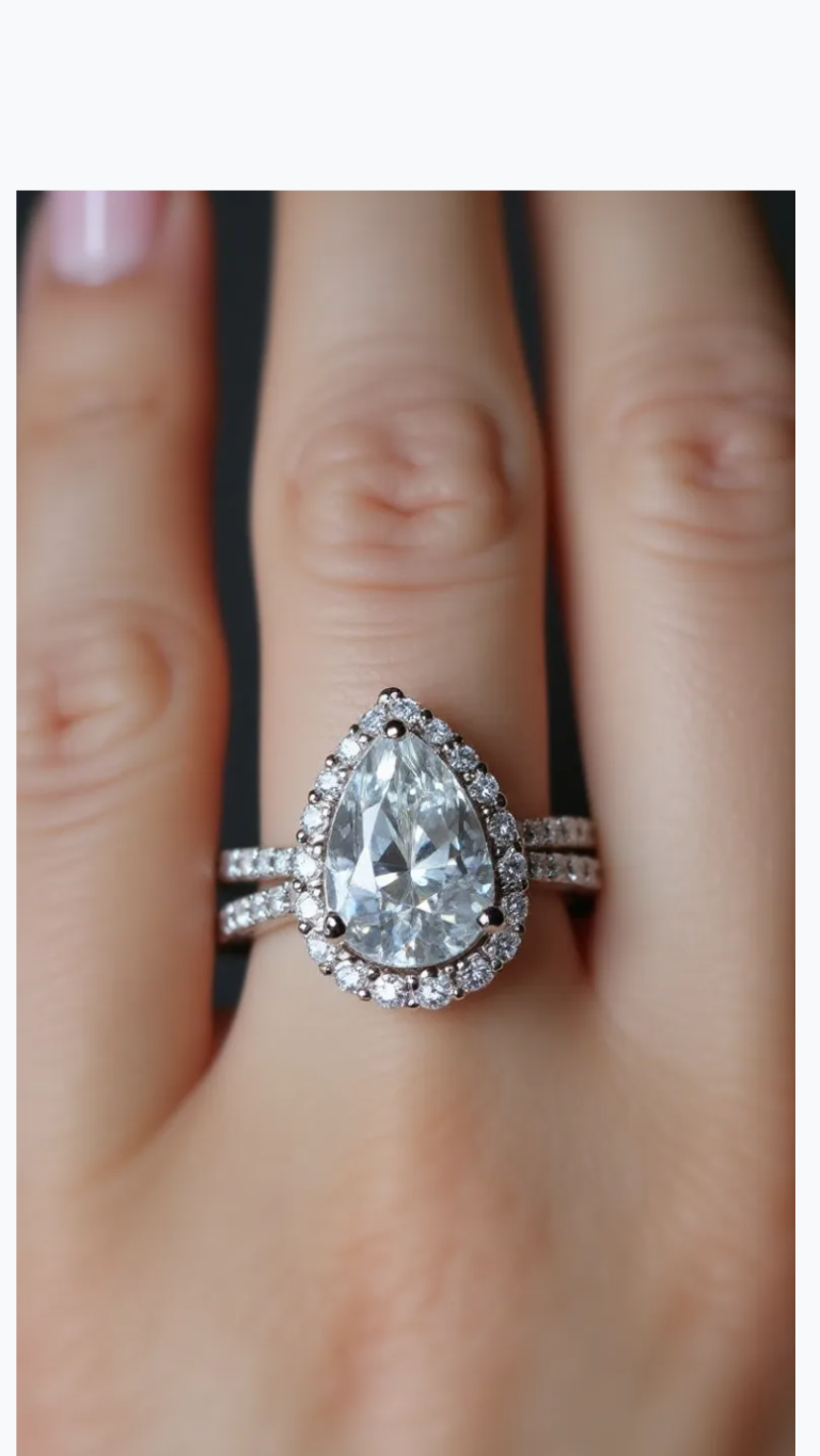 The Rise of Pear-Shaped Engagement Rings: Why They’re One of the Most Popular Jewelry Trends of 2025