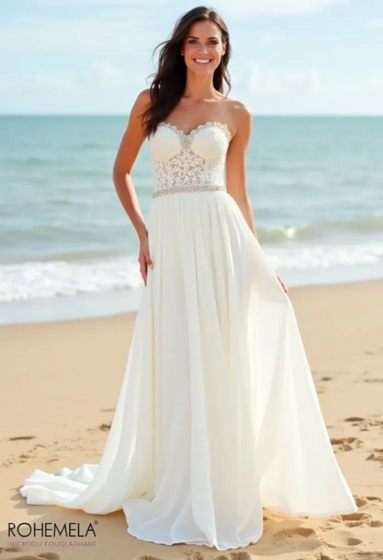 11 Stunning Beach Wedding Dresses for Your Dream Coastal Ceremony