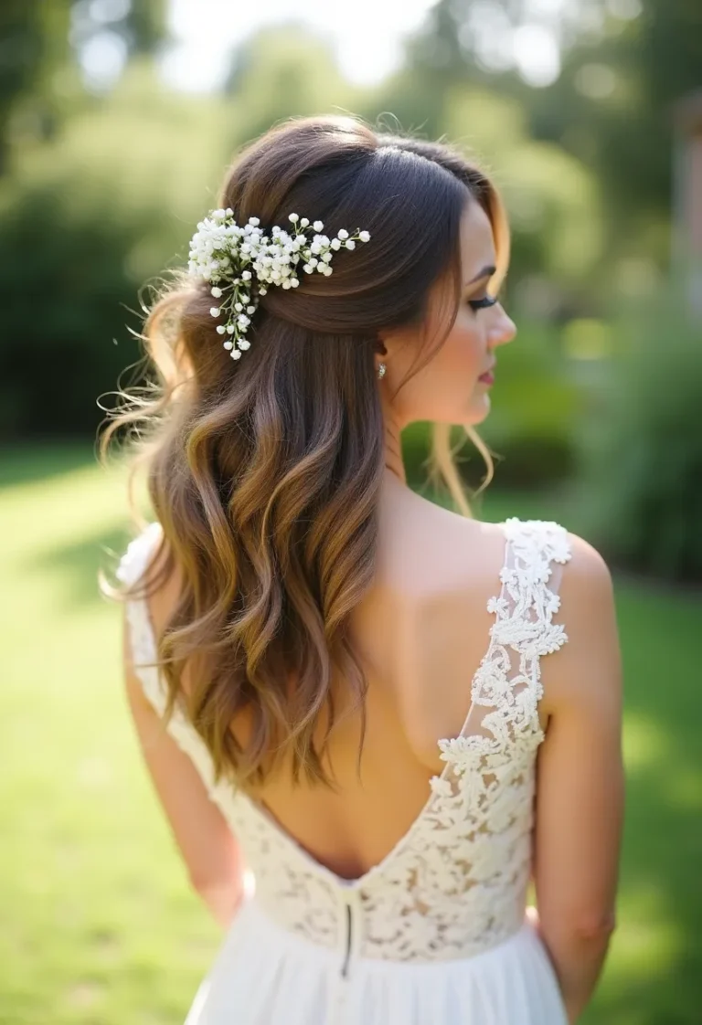 11 Gorgeous Half-Up Bridal Hair Styles for Your Dream Wedding