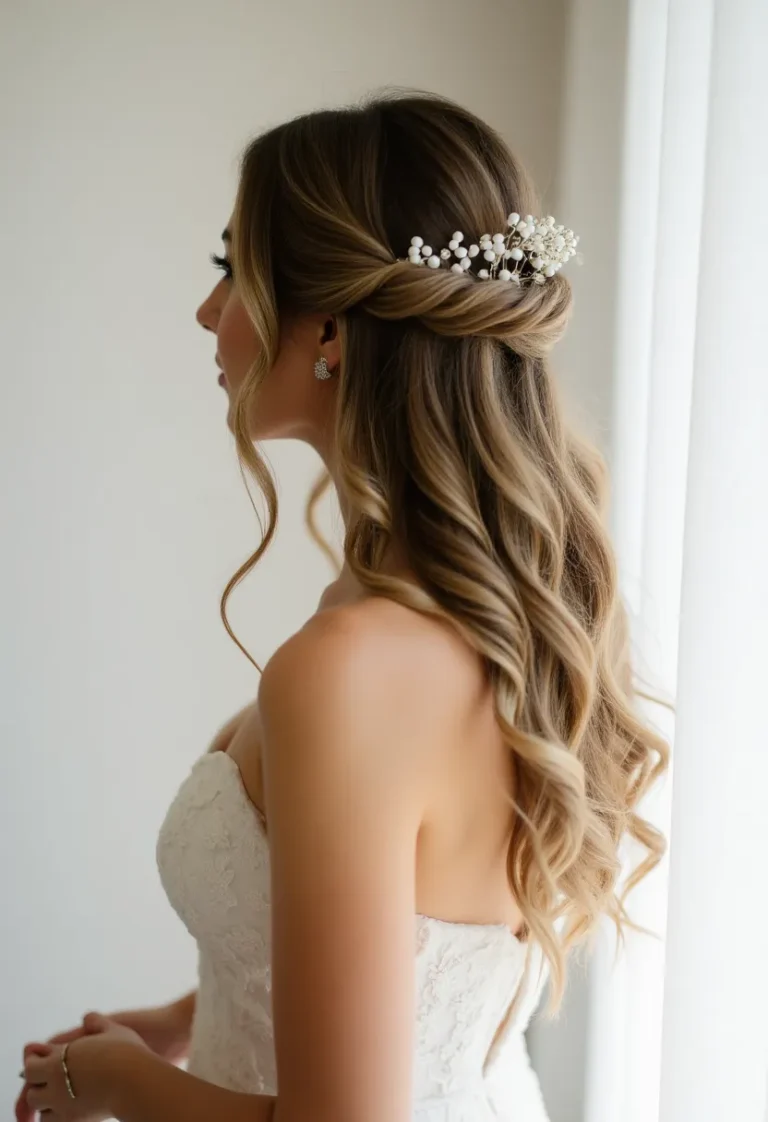 11 Gorgeous Half Up Half Down Bridesmaid Hairstyles for Your Big Day