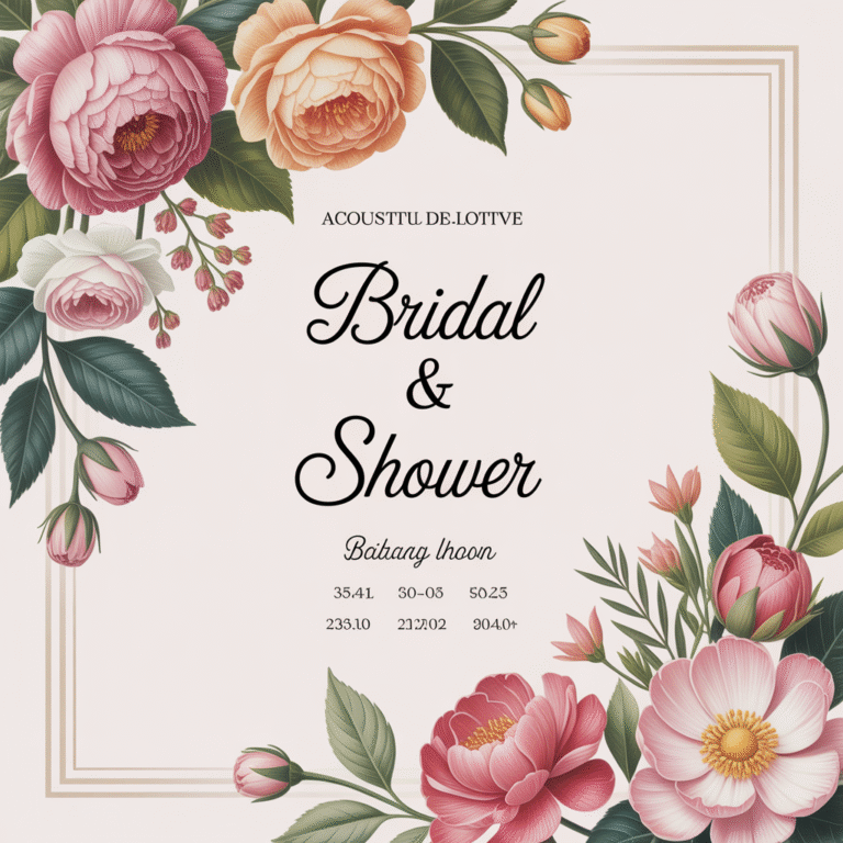 A Complete Guide to Bridal Shower Invitation Wording