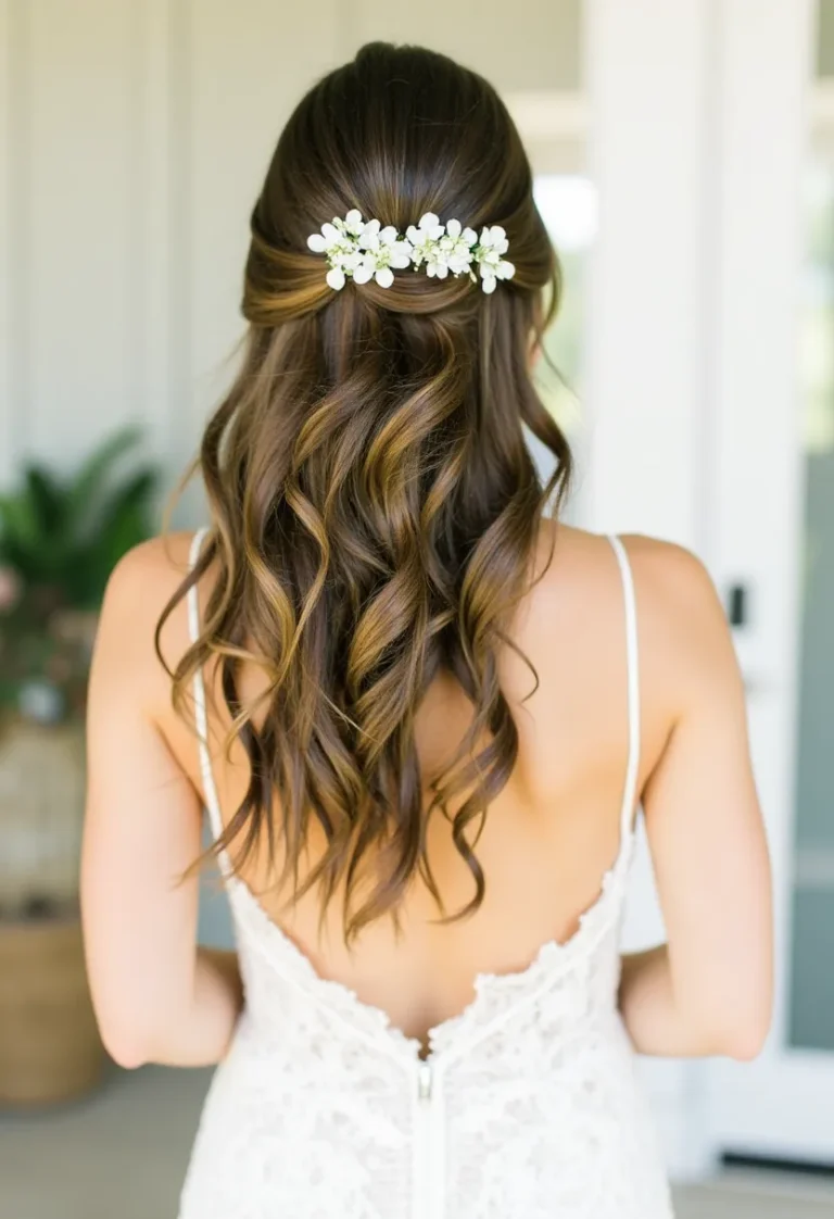10 Gorgeous Ways to Style Your Hair Down on Your Wedding Day